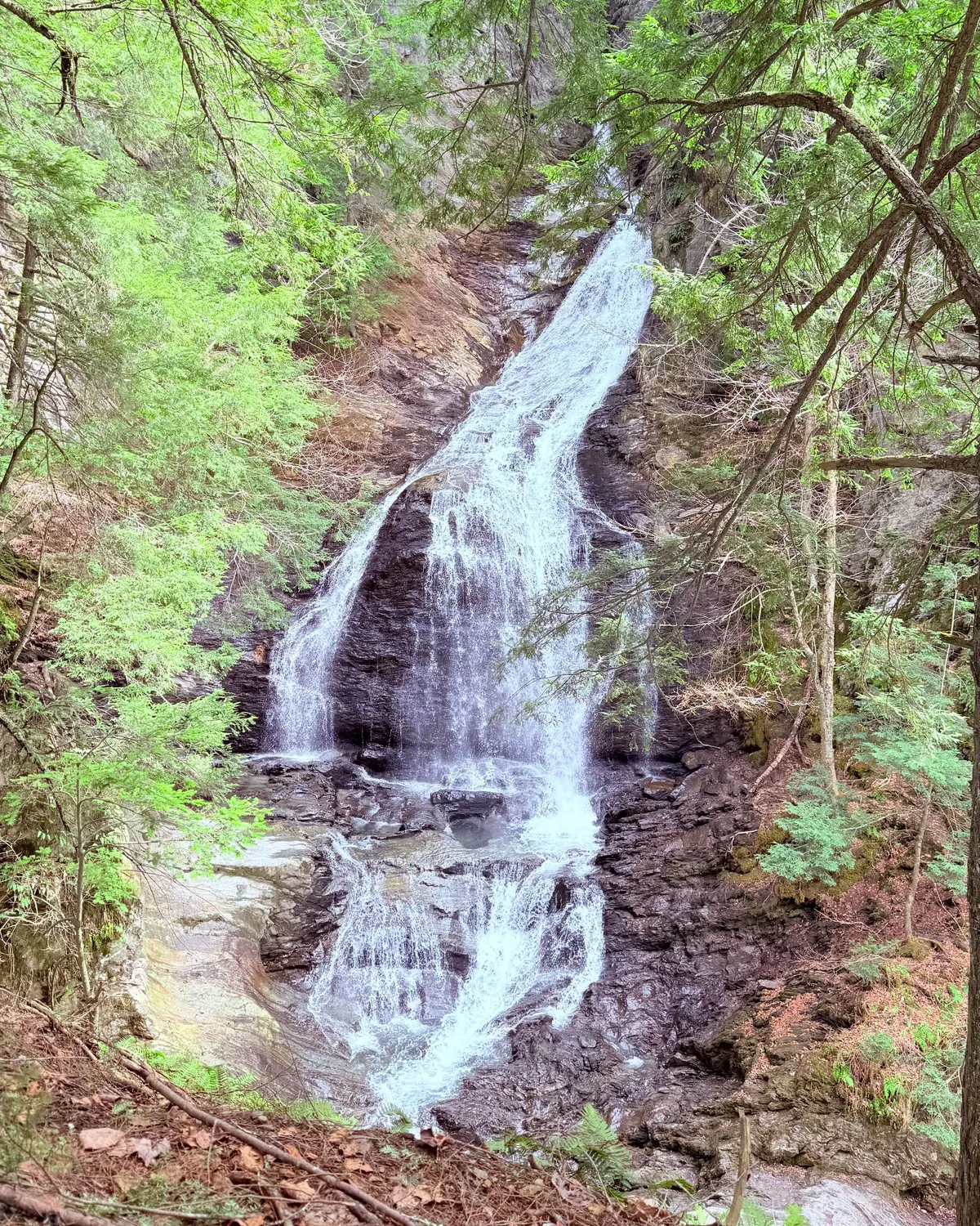 Moss Glen Falls in Stowe